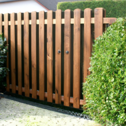 Portillon en Bois Rustique pour un Accueil Chaleureux Lambersart